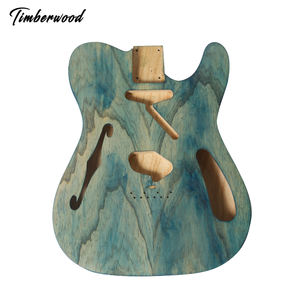 ตัวกีตาร์ไฟฟ้าแบบยังไม่ประกอบสำหรับขายส่ง พร้อมกระบวนการพ่นสีด้วยเครื่อง CNC จากโรงงาน - Product Image 6