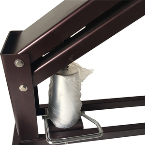 Table <span class=keywords><strong>d</strong></span>'opération vétérinaire hydraulique EUR VET avec plateau en acier inoxydable 304 (1400x600mm), réglage de hauteur 600-1000mm, plateau amovible, bac à <span class=keywords><strong>d</strong></span>échets et 4 roulettes - Product Image 5