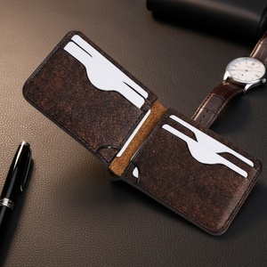 Boshiho <b>Slim</b> Minimalist RFID Blocking Full Grain Genuine Leather Vintage Purses <b>Card</b> <b>Holder</b> With Rfid Protection Mens <b>Cards</b> - Product Image 2