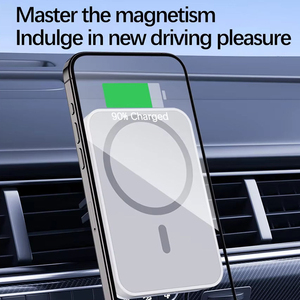 Support de téléphone magnétique <span class=keywords><strong>pour</strong></span> voiture avec <span class=keywords><strong>chargeur</strong></span> sans fil <span class=keywords><strong>pour</strong></span> iPhone 16 15 14 13 Pro Max 12, <span class=keywords><strong>adaptateur</strong></span> à <span class=keywords><strong>induction</strong></span> de charge rapide 15W - Product Image 2