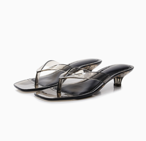 Nuevas Sandalias de Verano para <span class=keywords><strong>Mujer</strong></span>, Punta Cuadrada, Estilo Europeo Americano, Tacón de Copa, Sandalias de Gelatina con Cristales para Uso en Exteriores - Product Image 5