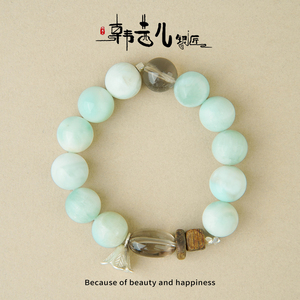Pulsera de Cuentas de Cristal Natural Hecha a Mano, Piedra Energética Curativa de Alta Calidad, Diseño Original Chapado en Oro, Moda Femenina - Product Image 4