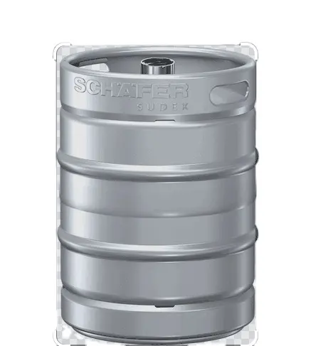 SUS304 20L US stainless steel beer keg with D type spear