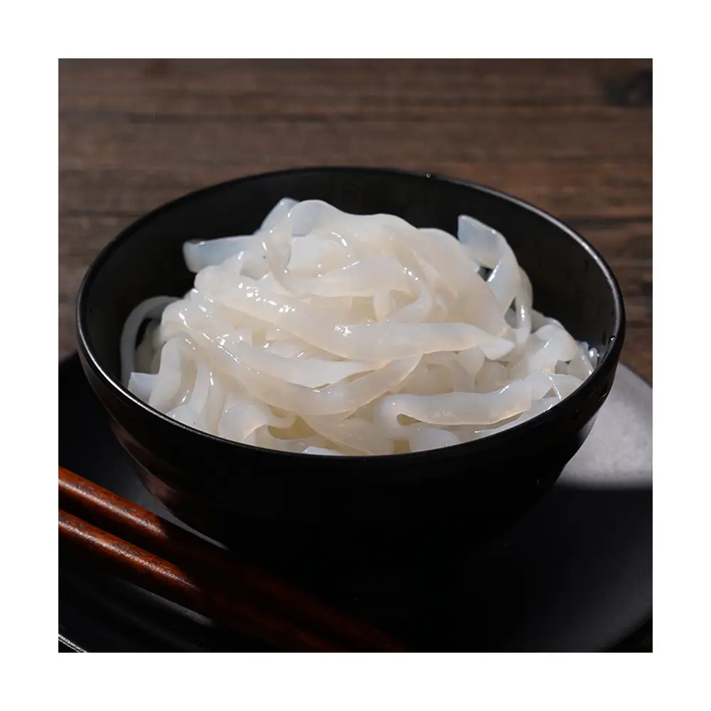 Vente en gros de nouilles Konnyaku Konjac Avoine Fettuccine nouilles fines pâtes instantanées sans OGM shirataki cuisine instantanée japonaise