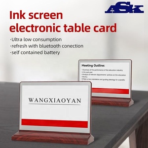 Wireless Double-Sided 3 Color Double Sided Smart Electronic Sign Labels Epaper Table Name Cards - Product Image 4