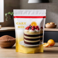 Sac Ziplock imprimé personnalisé mélange crêpe gaufre poudre pochette 300g emballage en poudre chocolat fruits Milkshake