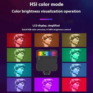 Mini lampe rvb portable pour éclairage de caméra vidéo en direct avec clip flash pour vidéo conférence <span class=keywords><strong>photo</strong></span> annulaire de photographie - Product Image 5