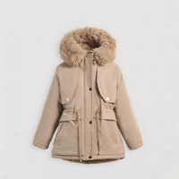 Veste d'hiver chaude à la mode-Veste en duvet à capuche pour femme-Veste-Manteau épais de grande taille-Vêtements serrés
