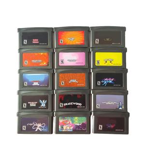 Cartucho de cristal líquido de platino <span class=keywords><strong>con</strong></span> emblema de <span class=keywords><strong>fuego</strong></span> caliente, tarjeta de consola de juegos de 32 bits para la <span class=keywords><strong>serie</strong></span> de juegos GBA Pokemo, luz esmaltada - Product Image 3