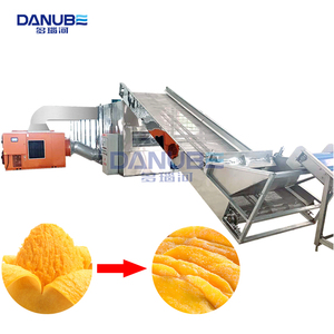 Factory Supply Mesh Belt Dryer Fruit Drying Machine Mango Cleaning and Slicing Dryer Line Mango Dehumidifier Processing Machine - Product Image 1
