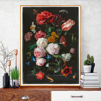 Peinture Diamant DIY Rose, Broderie Diamant Fleur, Peinture à l'Huile, Broderie Strass, Décoration Murale Intérieure pour Adultes