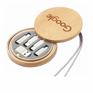 Customized LOGO 3 in 1 Gift Charger Kit Portable Universal Mobile Phone Charging Cable