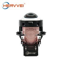 HENVEI Top 10 Liste des ventes: projecteur BILED, coupe double lampe, faisceau haut et bas 75W 6500K pour la mise à niveau des phares de voiture
