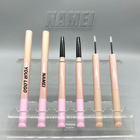 Goodly Cosmetics Logotipo personalizado 2 en 1 Gel de cejas teñido complementario Embalaje de cejas Lápiz de cejas vacío retráctil