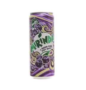 Soda aromatisée à la crème de myrtille Mirinda, export du Vietnam, boisson gazeuse, fournisseur en gros pour le commerce mondial des boissons - Product Image 1