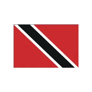 批发库存涤纶帆布标题Trinidad和tago旗帜