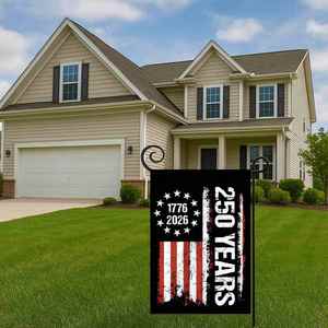 ผ้าโพลีเอสเตอร์กันสภาพอากาศสำหรับงานพิมพ์ดิจิทัล ขนาด 12x18 นิ้ว พิมพ์สองด้าน ธงสามเหลี่ยมวันเกิดครบรอบ 250 ปีแบบอเมริกัน สำหรับตกแต่งสวน ขายส่ง - Product Image 6