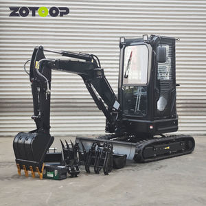 무료 배송 미니 굴삭기 2.5 톤 Kubota 엔진 굴삭기 미니 Pelle 농장 사용 작은 굴삭기 기계 - Product Image 6