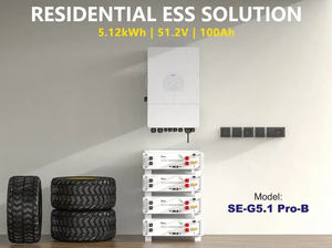Eu Magazijn Deye SE-G5.1 Pro-B Residentiële Gebruik Lifepo4 Batterij Laagspanning 51.2V 100ah 5.12kwh Deye Lithium Ess Batterij - Product Image 2