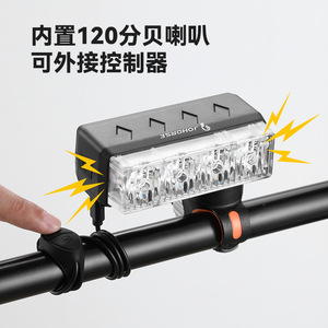 Luz LED para Bicicleta Johorse, Luz de Ciclismo de Alta Intensidad con 4 LED para Bicicletas Eléctricas y Scooters - Product Image 4