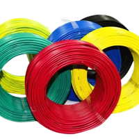 Massiver Mehradrig-Kabelbaum mit PVC-Isolierung 0,1mm 0,2mm 10 AWG Tanya Marke für Innenbereich Kupfer 300V/500V Flachspule