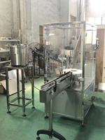 Machine de remplissage entièrement automatique à une tête pour liquides, poudres, parfums, avec réservoir de mélange, et tubes de gouttes pour les oreilles et les yeux, et de graisse, pour huiles essentielles