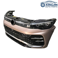 Kit de Carrocería Completo para Volkswagen Tiguan R-Line con Parrilla, Ventilador del Radiador, Faros Delanteros, Sensor de Aparcamiento y Componentes Delanteros