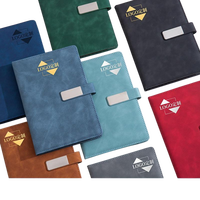Carnet A5 en cuir PU souple, fait main, personnalisable avec logo, style professionnel coloré, impression par gravure, 200 pages, vente en gros OEM