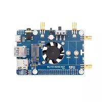 WaveShare topi Raspberry SIM7600G-H-M2 4G, untuk Raspberry Pi LTE CAT4 kecepatan tinggi Band Global GNSS GPS Beilou dengan USB-C panggilan Audio