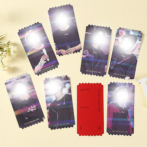 Vé Máy Bay Du Lịch Lấp Lánh Hình Ảnh Ba Chiều In Hai Mặt Tùy Chỉnh Cho Kpop - Product Image 3