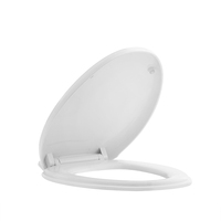 Siège de toilette allongé en plastique PP lavable HUANGBO pour hôtel, couvercle de toilette pour salle de bain, hôtel, maison - Fabrication chinoise