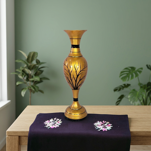 Vintage Aluminium <b>Decorative</b> <b>Vase</b> Classic Design <b>Vases</b> for Bedroom Living Room Office & Art Showcase For Home and Decor - Product Image 3