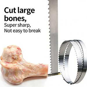 Scie à viande professionnelle sur mesure pour <span class=keywords><strong>boucherie</strong></span> en supermarché – Précision et réglage de l'épaisseur - Product Image 6