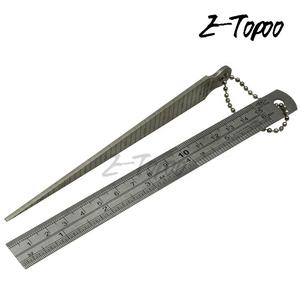 مجموعة من قطعتين: مقياس تاپر 1-15 مم مع مسطرة فولاذية 150 مم (6 بوصة)، مقياسات لحام تاپر، مقياسات فايلر، من الفولاذ المقاوم للصدأ الحقيقي 304 - Product Image 5