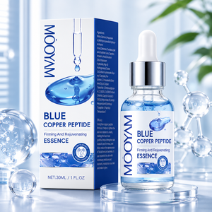 เซรั่มบลูคอปเปอร์เปปไทด์สำหรับผิวหน้า แบรนด์ส่วนตัว (OEM) ช่วยลดเลือนริ้วรอย ต่อต้านอนุมูลอิสระ ฟื้นฟูผิวกระจ่างใส - Product Image 1