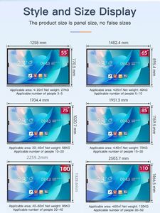 Tableau interactif numérique LCD intelligent de 65 pouces pour réunion, écran tactile, tableau blanc interactif pour l'enseignement - Product Image 4