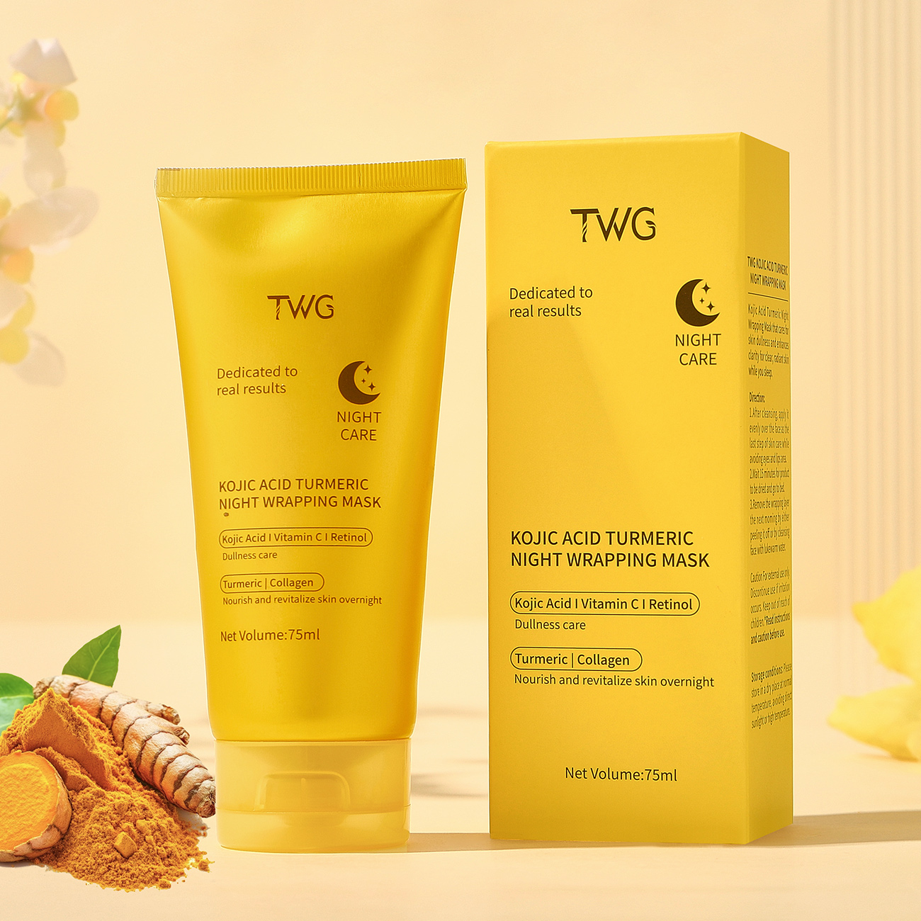 5989 TWG Kojic Acid Turmeric Night Wrapping Mask 75ml