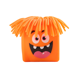 Fabricant OEM en gros de jouets anti-stress personnalisés, cubes moelleux et mignons avec cheveux, remplis d'air, pour enfants et adultes. - Product Image 3