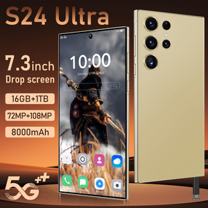 Teléfono Inteligente S24 Ultra 2025 <span class=keywords><strong>5G</strong></span> de Alta Calidad, 12GB+512GB de Memoria Flash, Alto Rendimiento para Juegos, Pantalla de 7.3 Pulgadas, Android 14, Desbloqueado, Económico - Product Image 1