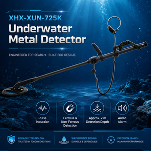 XHX-XUN-725K Détecteur de métaux professionnel pour la plongée avec une grande bobine de recherche de 800 mm pour la recherche en profondeur - Product Image 6