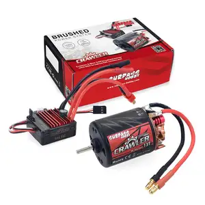 540 Electric Car Motor Controller 540 5 Slot 1:10 Rock Crawler Rc Car Motor Esc Combo Brushed 60A ESC