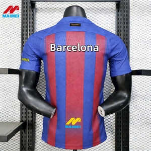 Camiseta de Fútbol Estilo Club Español, Versión Jugador de Alta Calidad del Barcelona, Equipación Local 2526, Tejido de Poliéster de Alta Elasticidad, Estilo Tailandés - Product Image 1