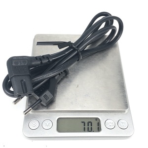 Cord Cable <strong>Lead</strong> for TV Printers Cameras <strong>PS4</strong> PS3 1.5M EU 2-prong to Figure 8 C7 Right Angled Extension Cable Euro - Product Image 6
