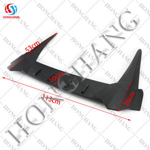 Honghang Fábrica Auto Acessórios PP Gloss Preto Hon Da civi Telhado Asa 2017-2018 Spoiler de Telhado ABS Boa Qualidade Novo Plástico - Product Image 1