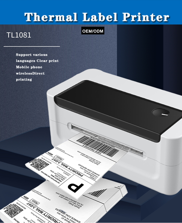 4x6 shipping label printer barcode thermal impresora postal label printer sticker printing machine TL1081