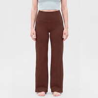Pantalon large taille haute pour femmes grandes tailles avec poches, décontracté, ample, pour le yoga et le sport, personnalisation acceptée