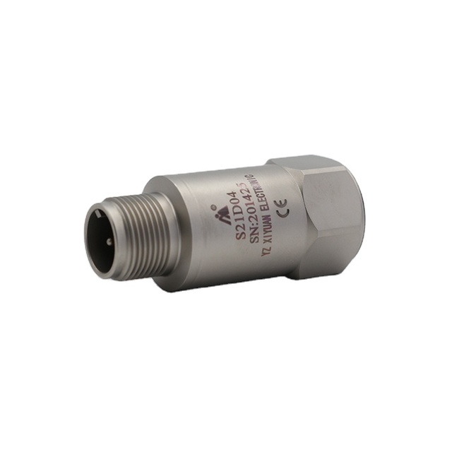 Industrial Piezo Velocity Monitoring Waterproof Dustproof Oil Stain Resistant Strong Anti-Interference Ability Vibration Sensor
