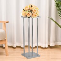 Centres de table floraux géométriques en métal doré étanches pour mariages, événements, fêtes, anniversaires – Personnalisables