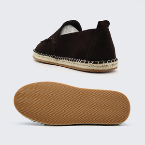 Mocasines <span class=keywords><strong>de</strong></span> Ante Hechos a Mano LANCI <span class=keywords><strong>de</strong></span> Calidad Superior, Personalizados <span class=keywords><strong>de</strong></span> Fábrica, con Empeine <span class=keywords><strong>de</strong></span> Ante Genuino y Suela <span class=keywords><strong>de</strong></span> Yute para Hombre - Product Image 5