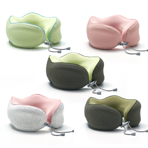 SAIEN Cooling Set Eye Mask <strong>Neck</strong> <strong>Rest</strong> 3 In1 U Shape Support Memory Foam Travel <strong>Neck</strong> Pillow for Airplane Car - Product Image 5